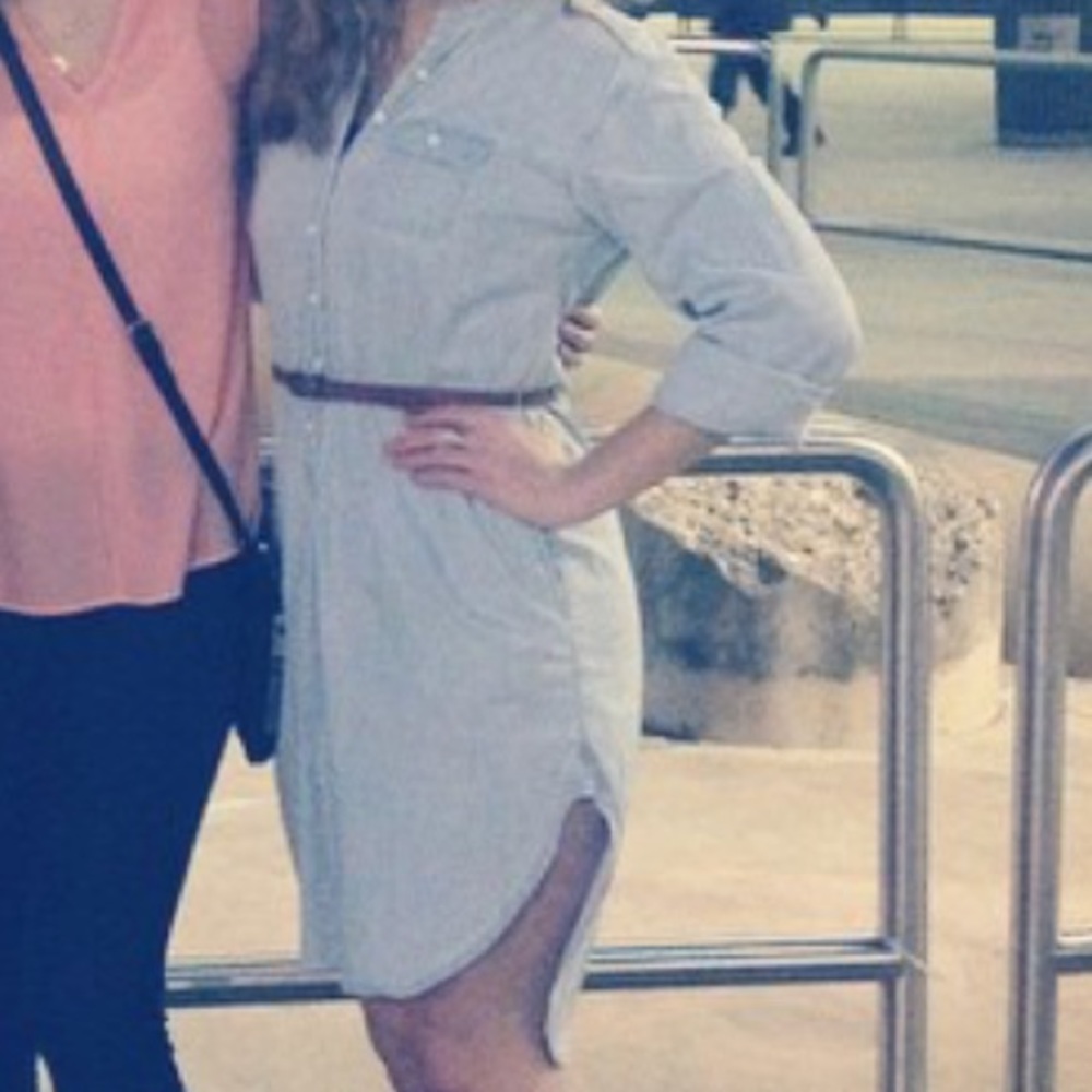 Long Sleeve Denim Medina Dress
